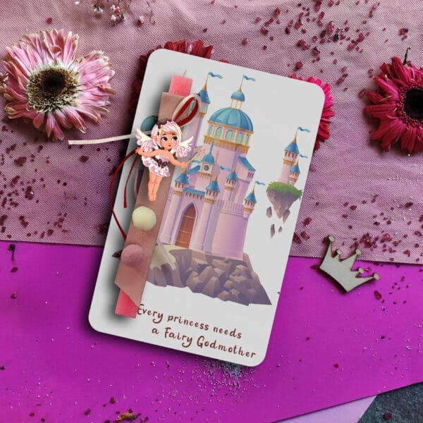 Ξύλινη λαμπάδα fairy