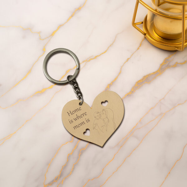 Μπρελόκ mom καρδιά