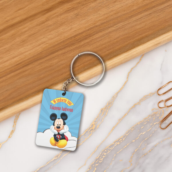 Ξύλινο μπρελόκ mickey