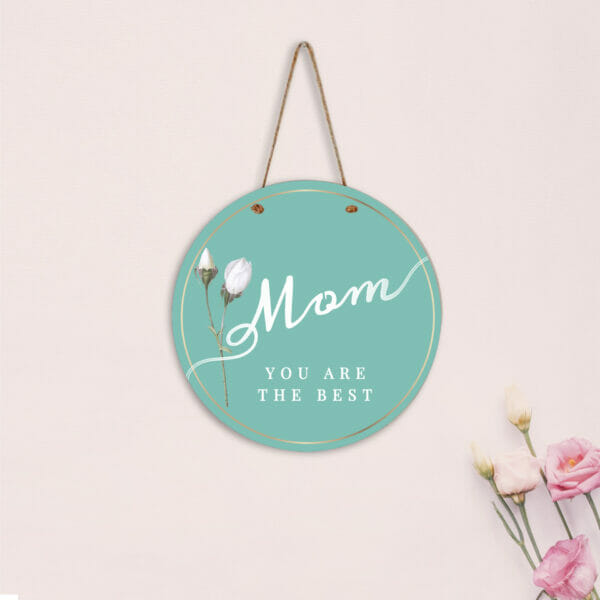 Ξύλινο καδράκι mom