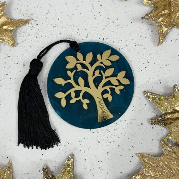 Γούρι κρεμαστό pattern green gold