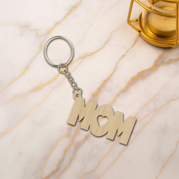 Ξύλινο μπρελόκ Mom