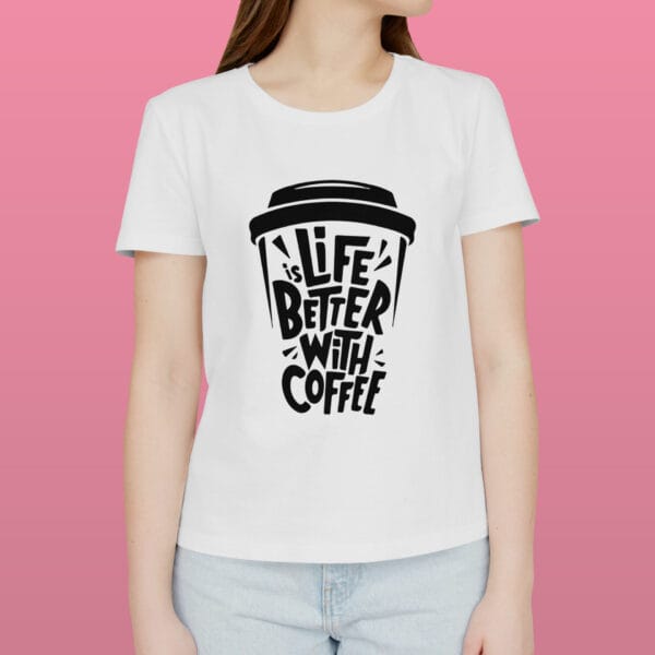 Μπλουζάκι Γυναικείο – Life Is Better With Coffee