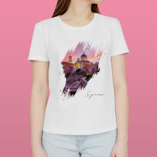 Μπλουζάκι Γυναικείο – Ναός Αγίου Νικολάου Syros