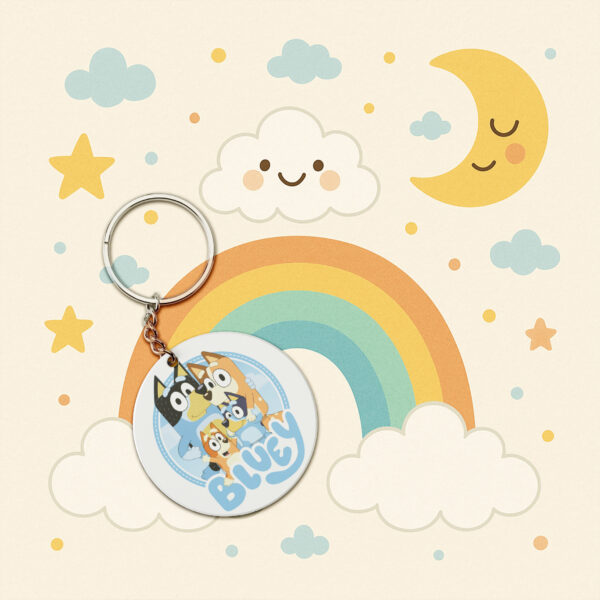 Ξύλινο Mπρελόκ Bluey