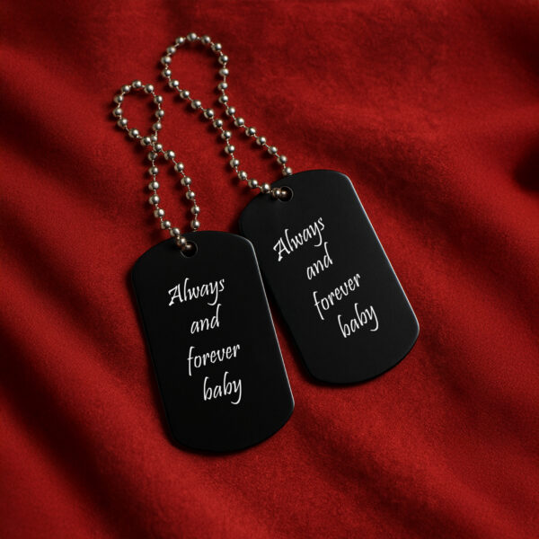 Μπρελόκ στρατιωτική ταυτότητα με αφιέρωση